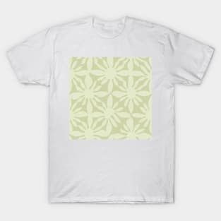 Matisse Flower Cutout Pattern - Light Green T-Shirt